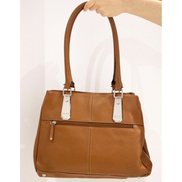 COPY - VINTAGE TIGNANELLO Shoulder bag Tan Leather Handbag Purse - Picture 1 of 4